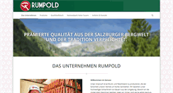 Desktop Screenshot of fleischhauerei-rumpold.at