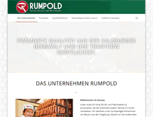 Tablet Screenshot of fleischhauerei-rumpold.at
